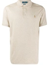Polo Ralph Lauren Embroidered Logo Polo Shirt In Neutrals