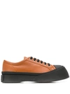 Marni Low-top Chunky Sneakers In Brown