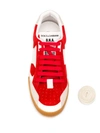 Dolce & Gabbana Panelled Sneakers In Red