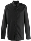 Dolce & Gabbana Long-sleeve Poplin Shirt In Black