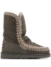 Mou Cha Eskimo Boots In Grey