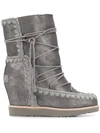 Mou Eskimo French Boots In Silver