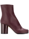 Maison Margiela Tabi Ankle Boots In Purple