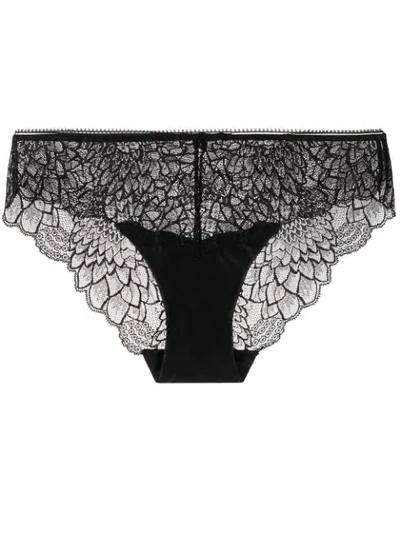 Calvin Klein Lace Briefs In 001 Black