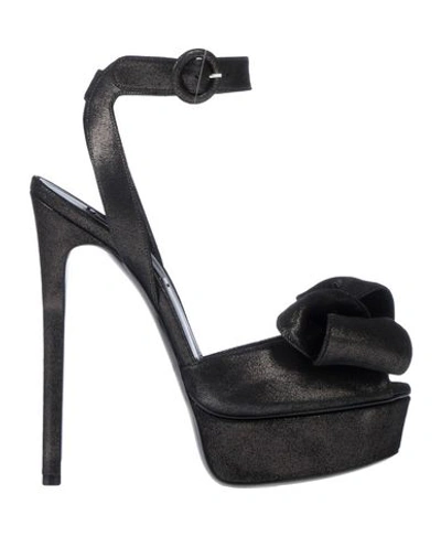 Casadei Sandals In Lead