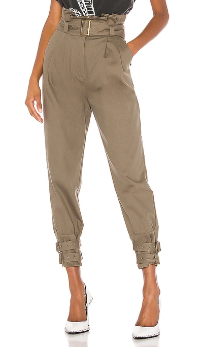 Lovers & Friends Ajax Pant In Olive Green
