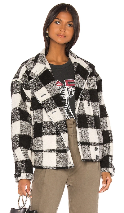 Rebecca Minkoff Allegra Jacket In Black Multi