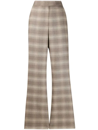 Frenken Check Trousers In Neutrals