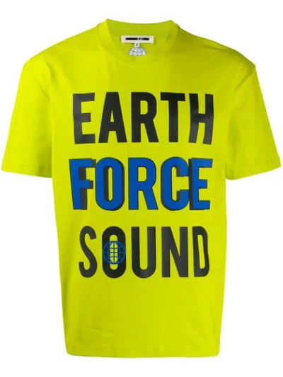 Mcq By Alexander Mcqueen Earth T-shirt In Yellow