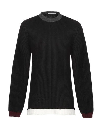 Grey Daniele Alessandrini Sweater In Black