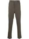 Rick Owens Straight Leg Trousers In Grey