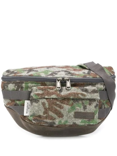 Eastpak Camouflage-print Sling Bag In Grey