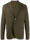 Harris Wharf London Classic Blazer In Green