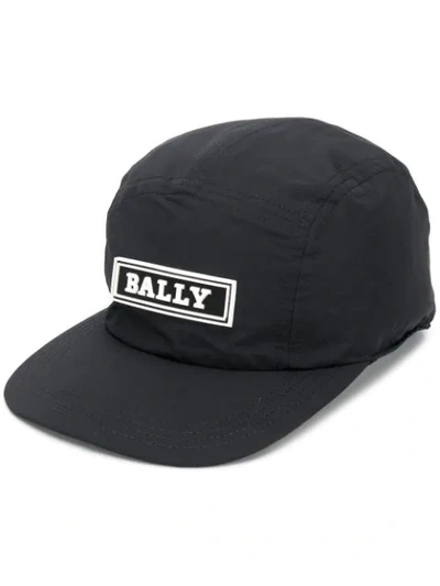 Bally Logo Patch Cap In Black