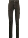 Stone Island Slim-fit Trousers In Grey
