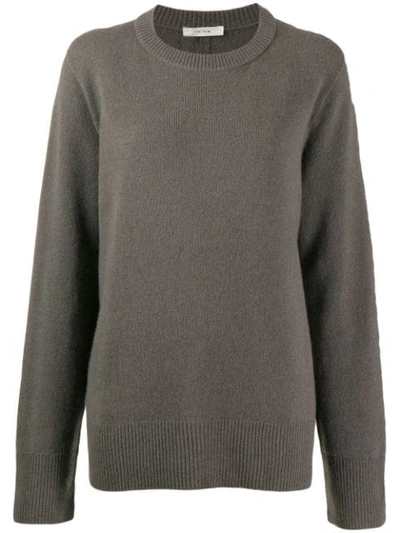The Row Knitted Jumper In Grey