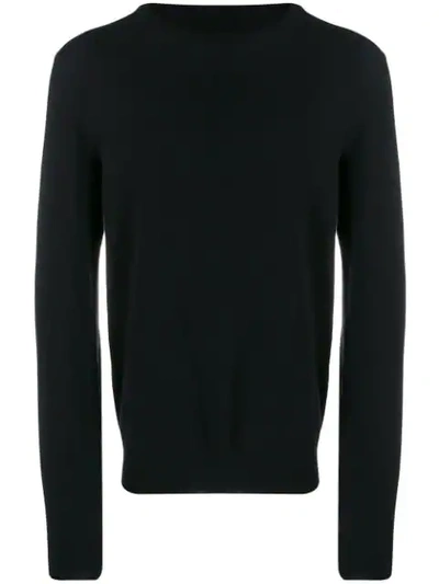 Maison Margiela Classic Knitted Sweatshirt In Black