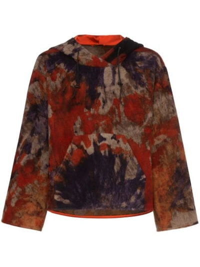 Canessa Tie-dye Boxy Hoodie In Multicoloured