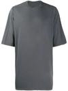 Rick Owens Drkshdw Oversize T-shirt In Grey