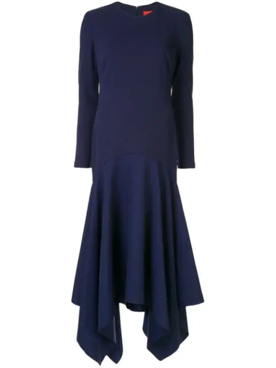 navy blue dress for baby girl The Lenna Midi Dress in Cream – Solace London main image 1