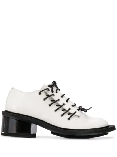 Simone Rocha Lace-up Leather Brogues In White