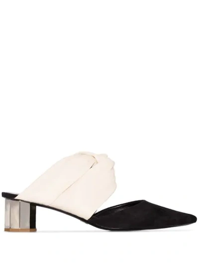 Proenza Schouler Mules With Mirror Heels In Black