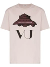 Valentino X Undercover Ufo-print Cotton T-shirt In Pink