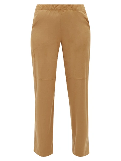 Max Mara Bedford Trousers In Camel | ModeSens