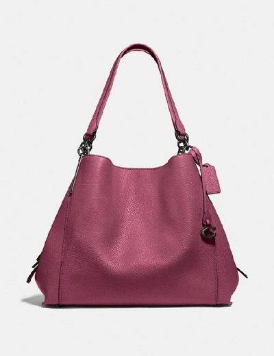 Coach Dalton 31 In Pewter/dusty Pink