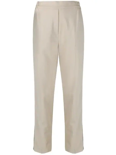 Etro Side-band Trousers In Neutrals