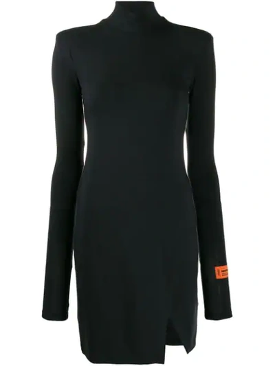 heron preston t shirt dress Turtleneck Dress Heron Preston T Shirt Dress Heron Preston Turtle Neck  Jersey Dress In Black ModeSens