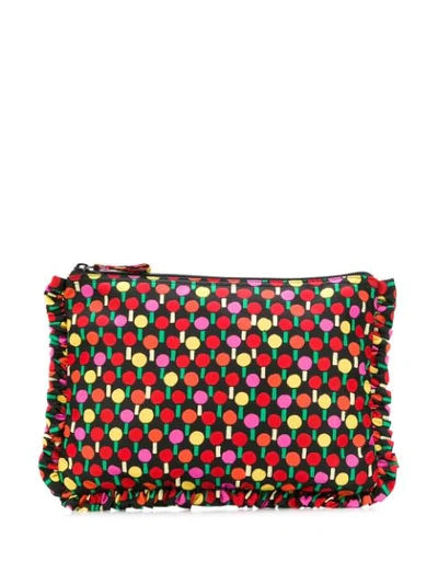 La Doublej Ping Pong Hand Pochette In Black