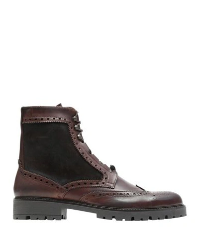 8 By Yoox Boots In Dark Brown