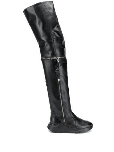 Toga Over-the-knee Boots In Black