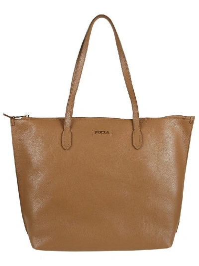 Furla Luce L Tote In Caramel