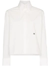 Fendi Edwardian Collar Long In White