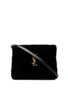Saint Laurent Small Loulou Quilted Shoulder Bag In Black