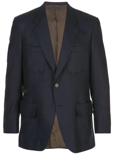 Brioni Classic Single-breasted Blazer In Blue