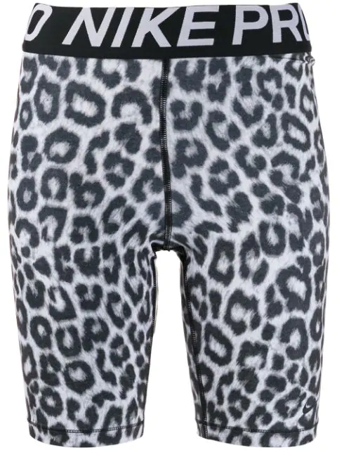nike pro leopard shorts
