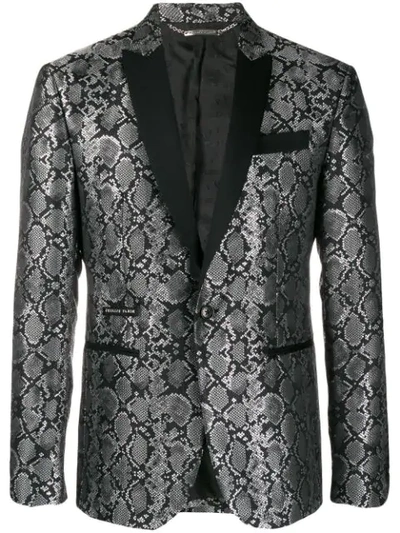 Philipp Plein Elegant Blazer In Black