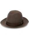 Borsalino Fedora Hat In Brown