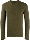 Roberto Collina Round Neck Sweater In Green