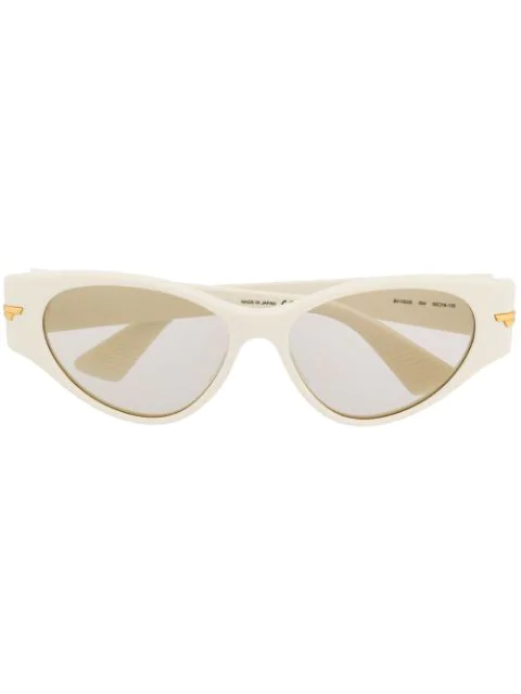 bottega veneta sunglasses white
