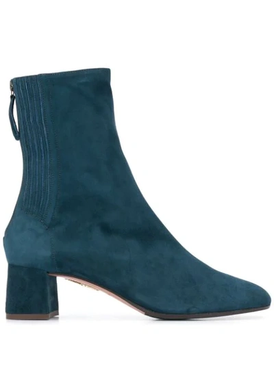 Aquazzura Saint Honoré Boots In Blue