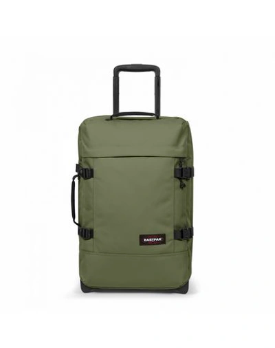 Eastpak Wheeled Luggage In Green