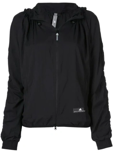 Adidas By Stella Mccartney Leichte Sportjacke In Black