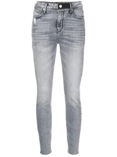 Rta Madrid High-waisted Skinny Jeans In Grey