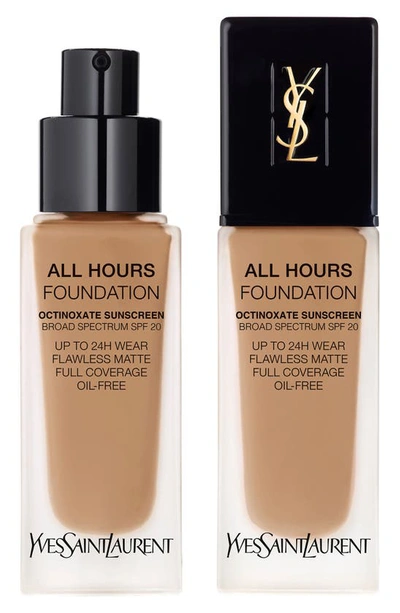 Saint Laurent All Hours Full Coverage Matte Foundation Broad Spectrum Spf 20 In B55 Toffee