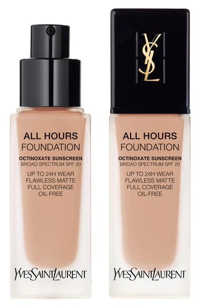 Saint Laurent All Hours Full Coverage Matte Foundation Broad Spectrum Spf 20 In Br25 Cool Beige