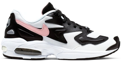 Pre-owned Nike Air Max2 Light White Bleached Coral Black (women's) In White/bleached Coral-black-sail-alligator
